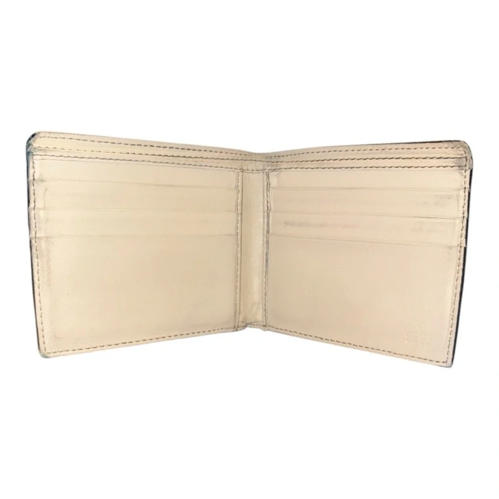 Gucci Men’s Bi-Fold Leather Wallet Made in Italy WLT 2